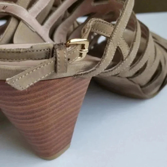 Stuart Weitzman Rollover Nubuck Sandals - Picture 13 of 16